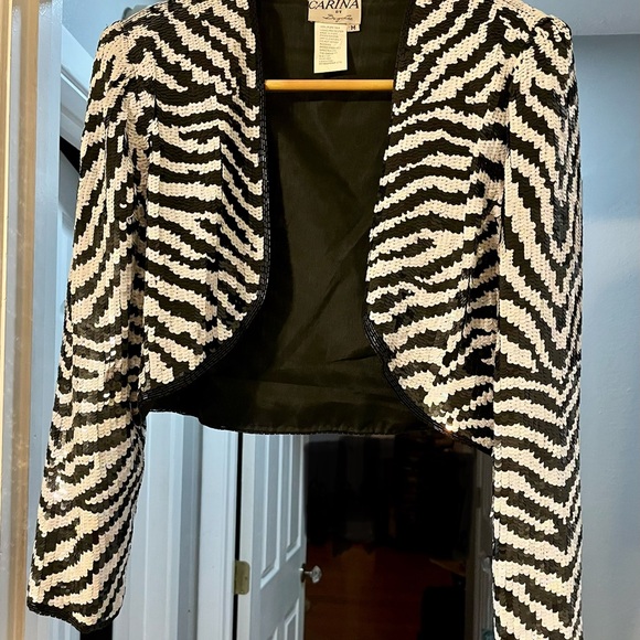 Carina by Berry Lee Black Sequined Dress - Picture 4 of 11